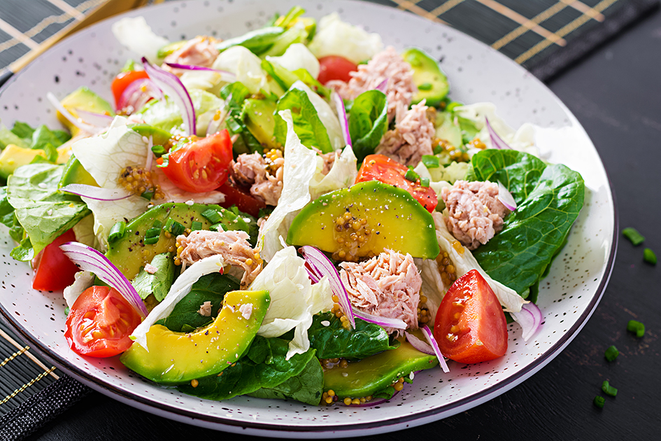 Di salmone e avocado